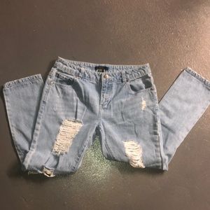 Forever 21 distressed jeans